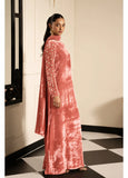 Salmon Velvet Kaftan Alizay Saad