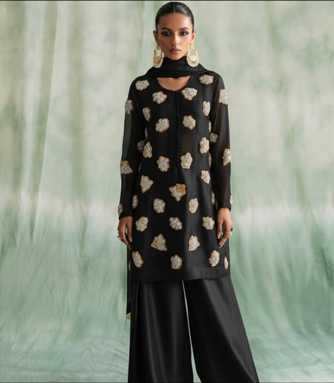 Pearls-Festive Black Edition Alizay Saad