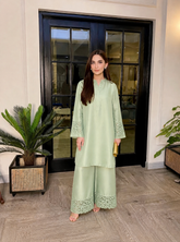 Pistachio Silk Alizay Saad