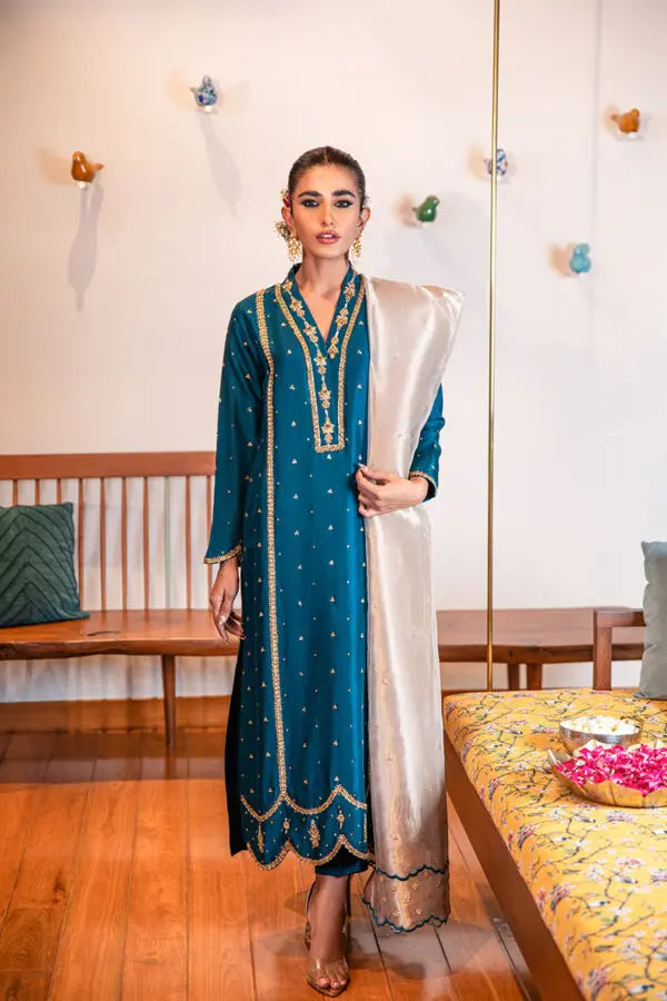 Imperial Teal Alizay Saad