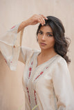 Serene White Kaftan Alizay Saad