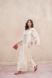 Serene White Kaftan Alizay Saad