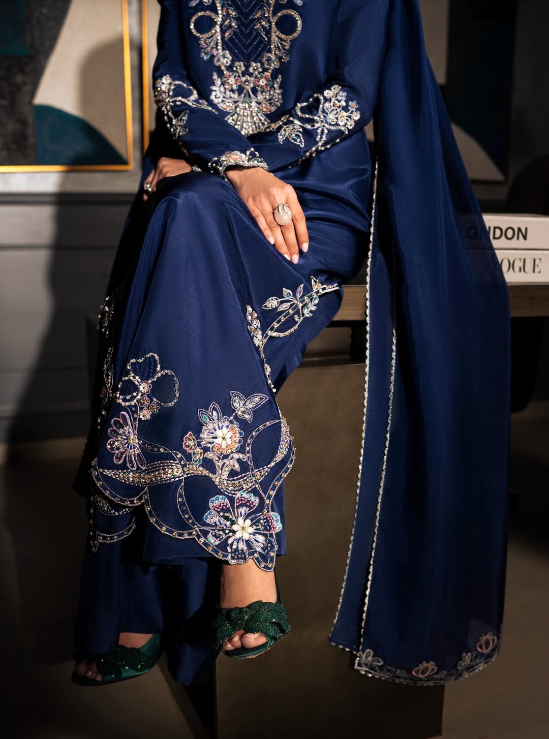 Azure Blue Alizay Saad