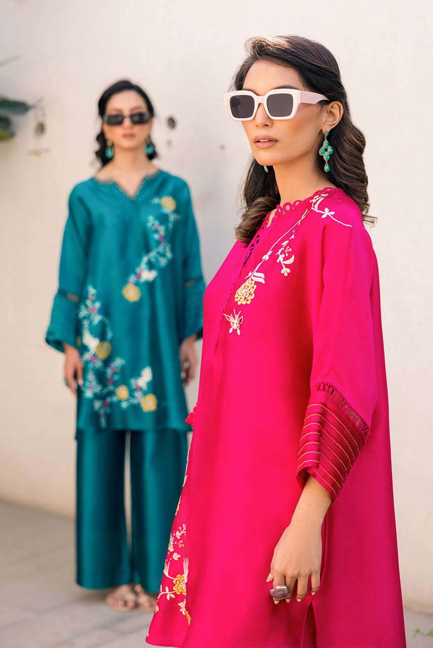 Hot Pink Flori Fusion by Alizay Saad Alizay Saad