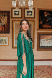 Jade Festive kaftan by Alizay Saad Alizay Saad
