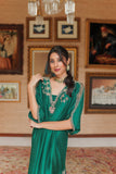 Jade Festive kaftan by Alizay Saad Alizay Saad