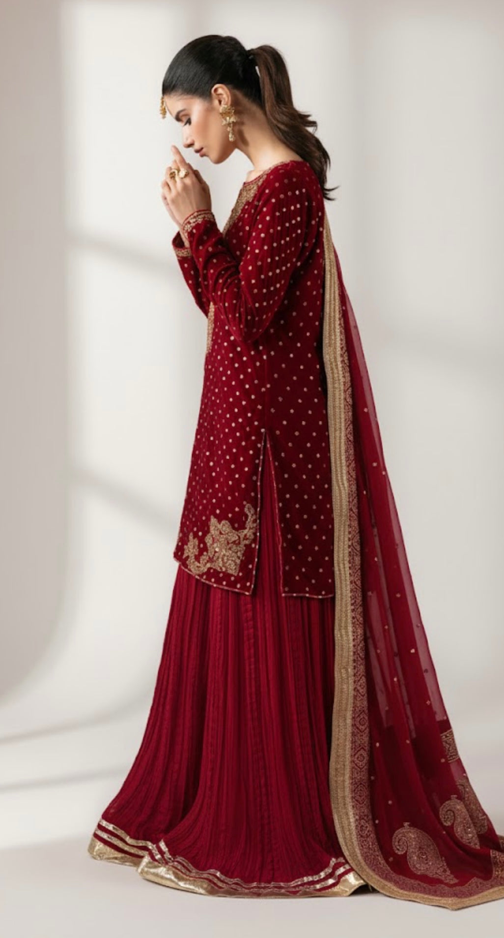 Heer Signature festive velvet Alizay Saad