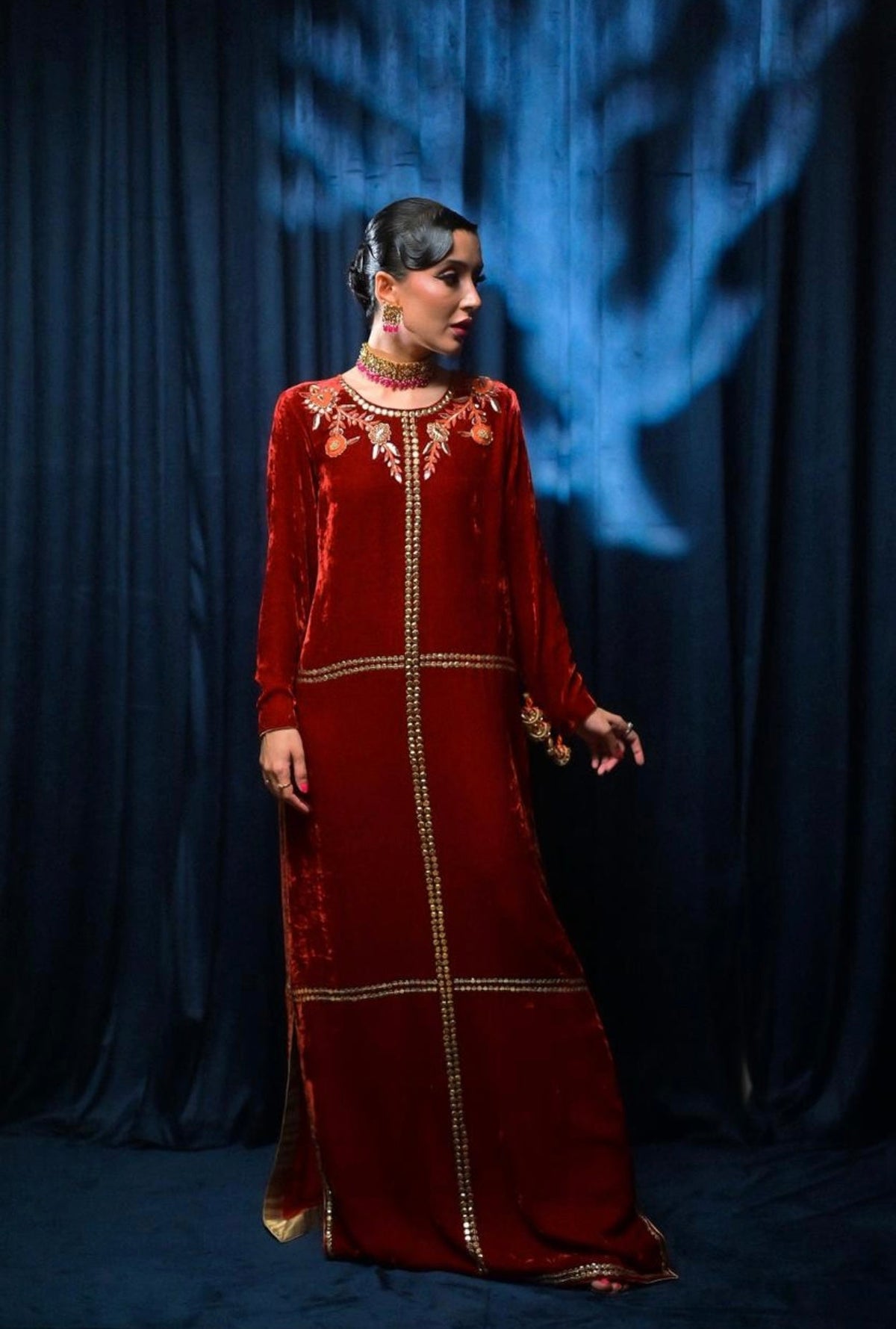 Zirway Signature festive Velvet Alizay Saad