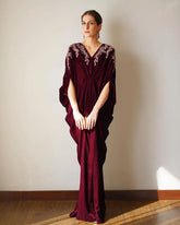 Regalia Velvet Kaftan-Semi Formal
