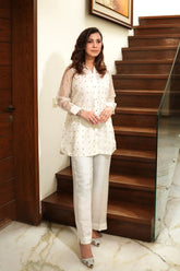 White Bling-Semi Formal'25 Alizay Saad