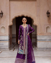 Regal Plum Signature Festive Wear Alizay Saad
