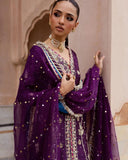 Regal Plum Signature Festive Wear Alizay Saad