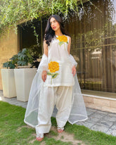 Flories White - Semi Festive'25 - Alizay Saad