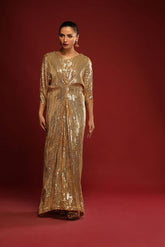 Malikat - Al - Dhahab Kaftan by Alizay Saad - Alizay Saad