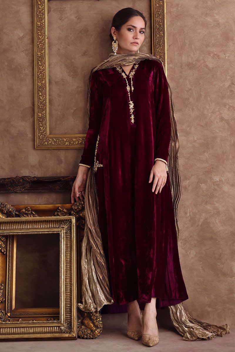 Margenta Velvet Luxe - Alizay Saad