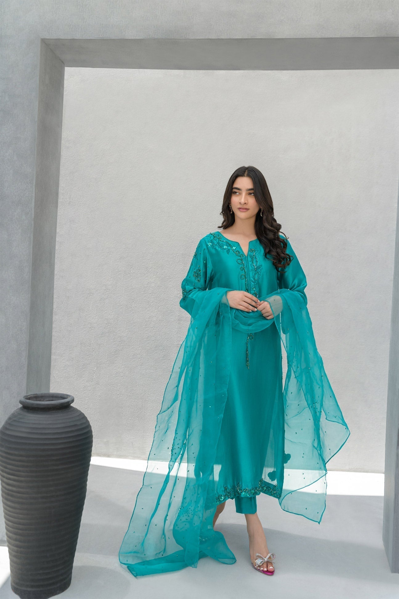 Marine Green - Semi Formal'25 - Alizay Saad