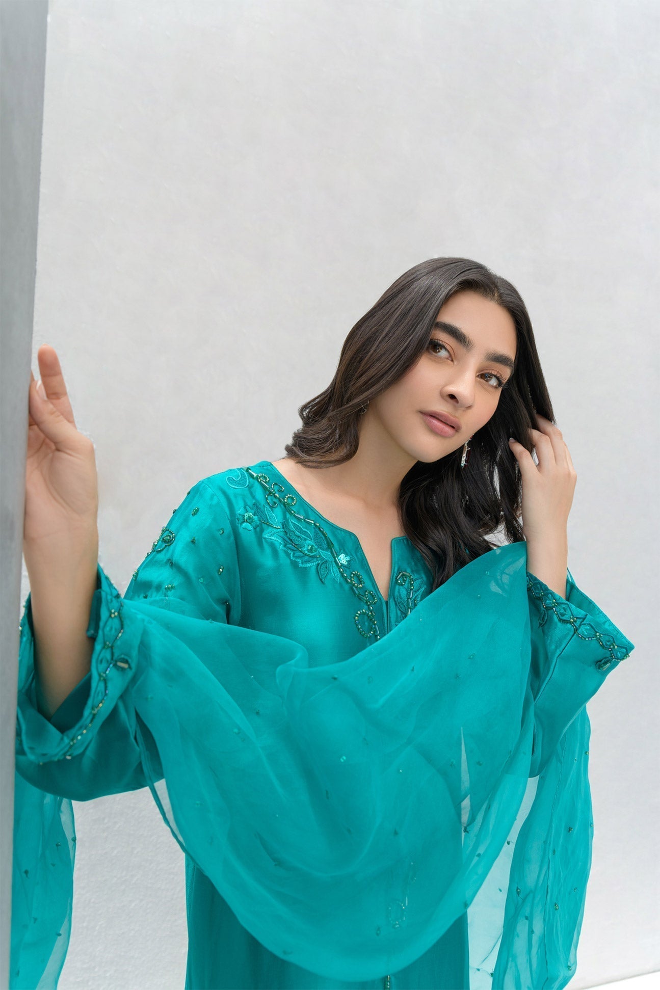 Marine Green - Semi Formal'25 - Alizay Saad