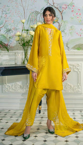 Noori Mustard Eid Series’25 by Alizay Saad - Alizay Saad