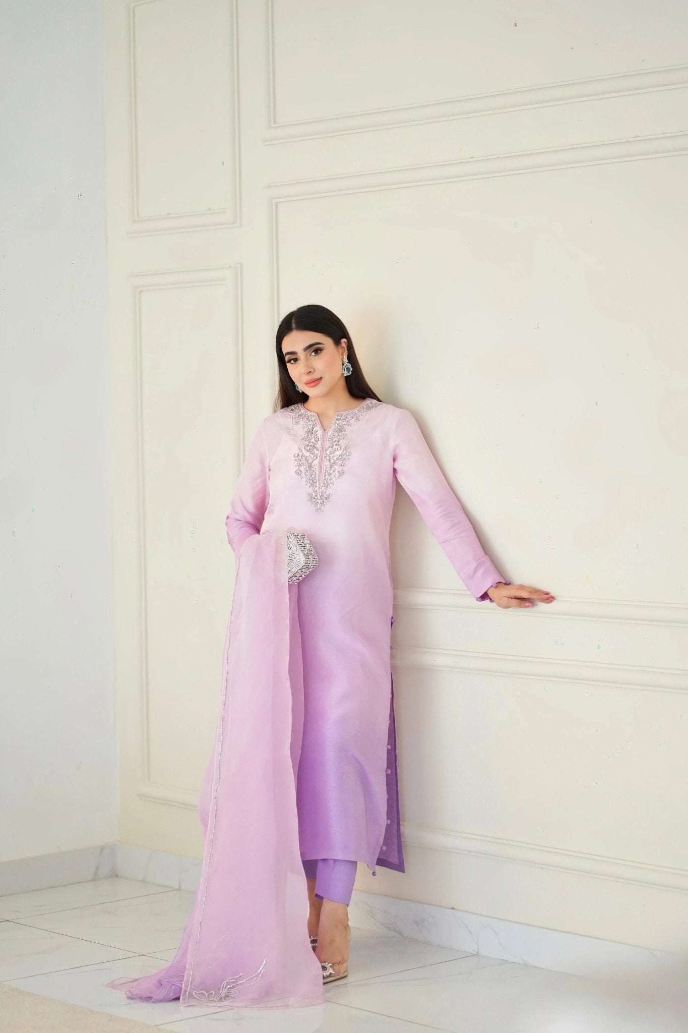 Periwinkle Eid Series ’25 by Alizay Saad - Alizay Saad