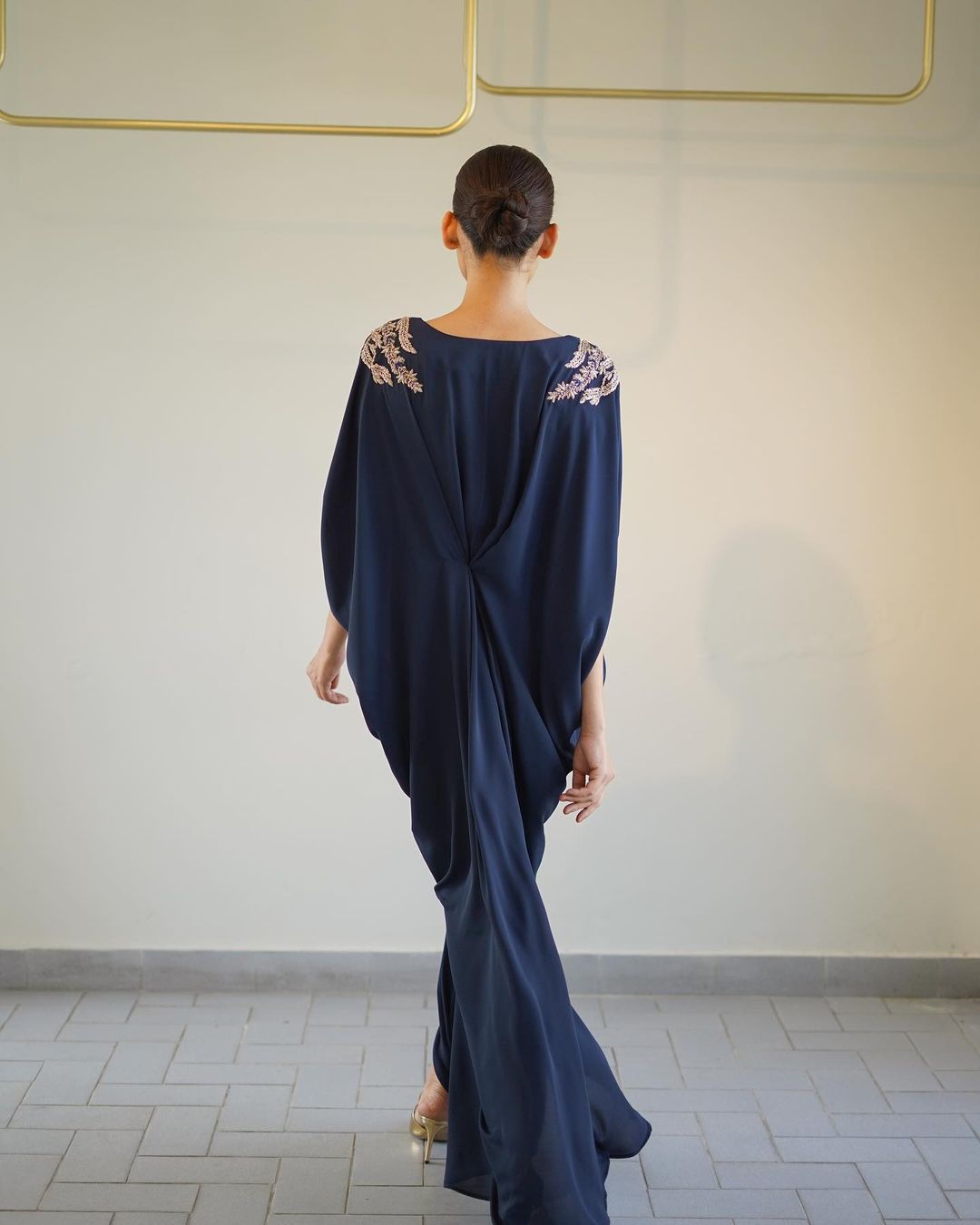 Regalia Navy Kaftan - Semi Formal'25 - Alizay Saad