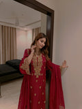 Rubaab Red Festive By AS Studio Alizay Saad