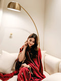 Rubaab Red Festive By AS Studio Alizay Saad