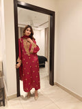Rubaab Red Festive By AS Studio Alizay Saad