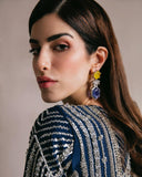 Sylvie Navy Hues by Alizay Saad - Alizay Saad