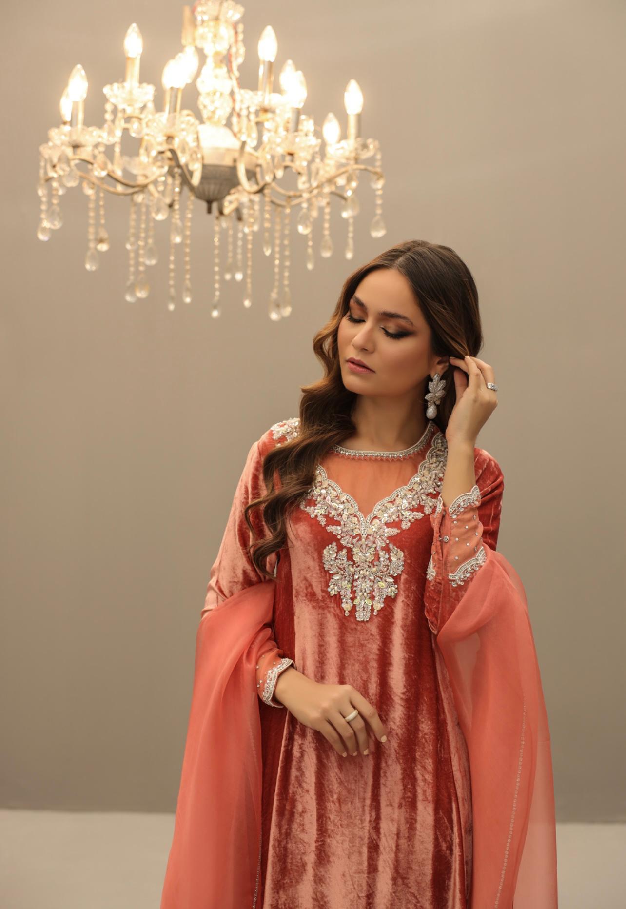 Vanya Velvet Luxe by Alizay Saad - Alizay Saad