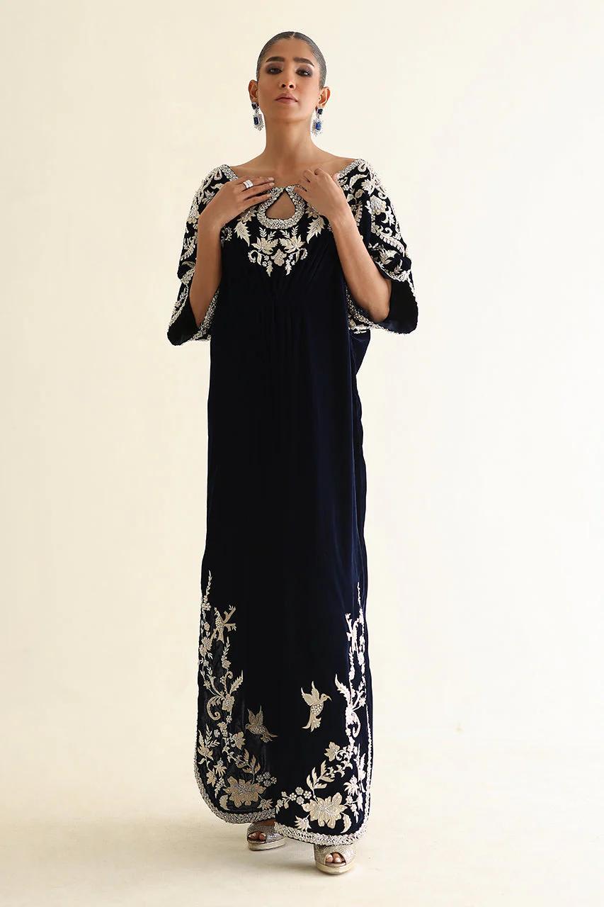 Zardozi kaftan by Alizay Saad - Alizay Saad