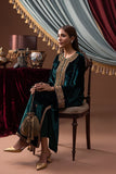 Zeenat Velvet Luxe Kaftan by Alizay Saad - Alizay Saad