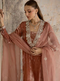 Irsa Pink Signature Velvet Alizay Saad