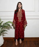 Deep Red Muskan-Festive Alizay Saad