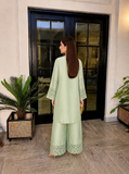 Pistachio Silk Alizay Saad