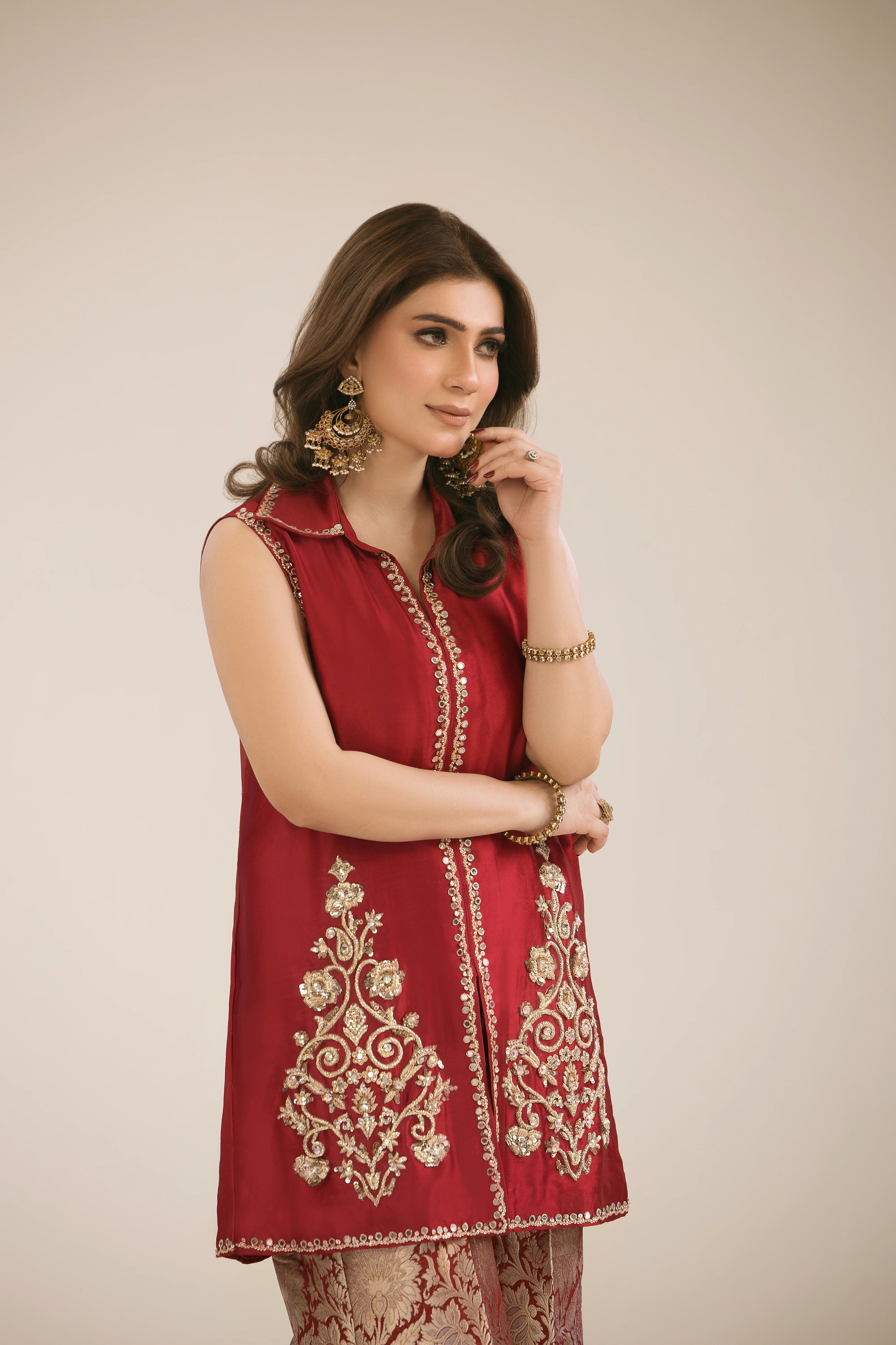 Vintage Ruby Alizay Saad