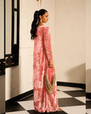 Salmon Velvet Kaftan
