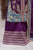 Regal Plum Signature Festive Wear Alizay Saad