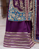 Regal Plum Signature Festive Wear Alizay Saad