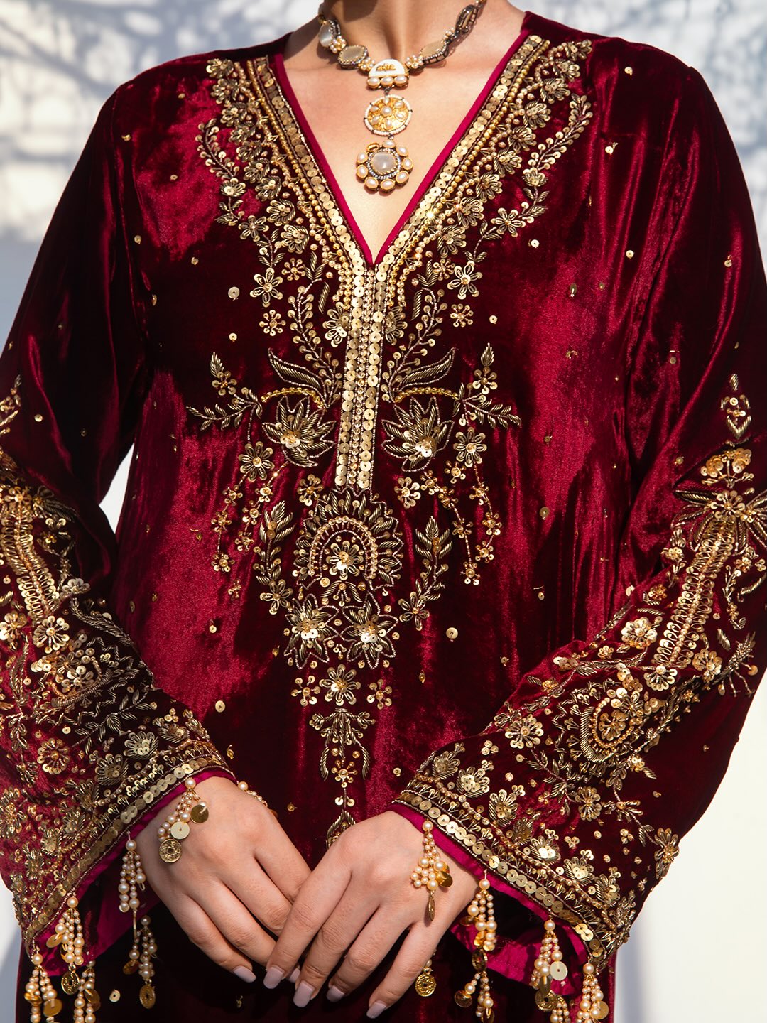Shanaya Signature festive Velvet Alizay Saad