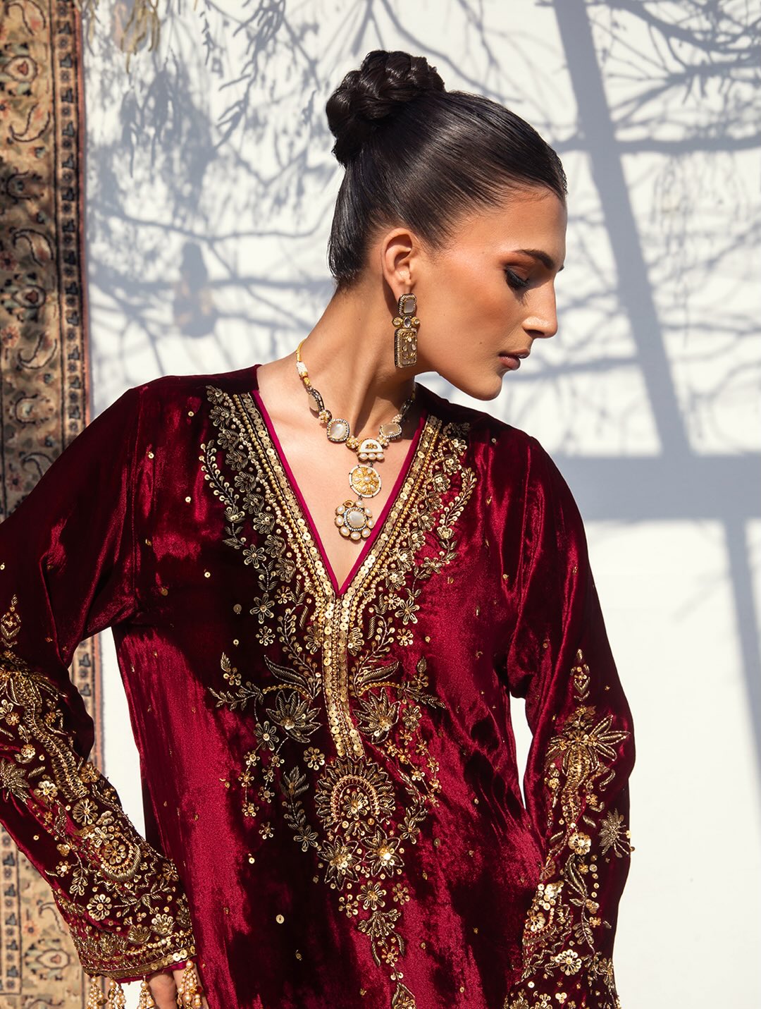 Shanaya Signature festive Velvet Alizay Saad