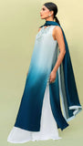 Aqua Ombre' Semi - Formal Edit'24 by Alizay Saad - Alizay Saad