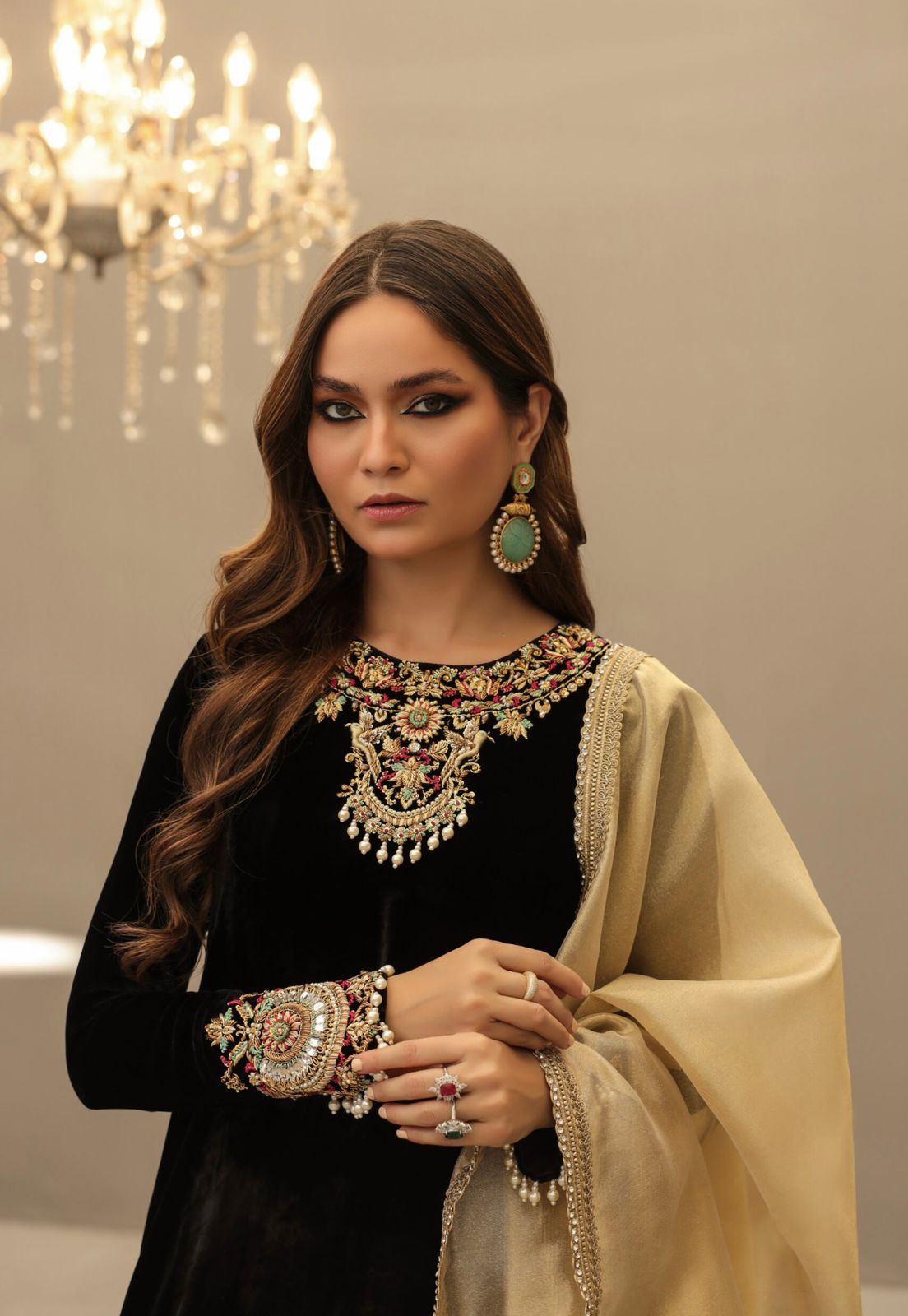 Gul - e - Rana Velvet Luxe by Alizay Saad - Alizay Saad