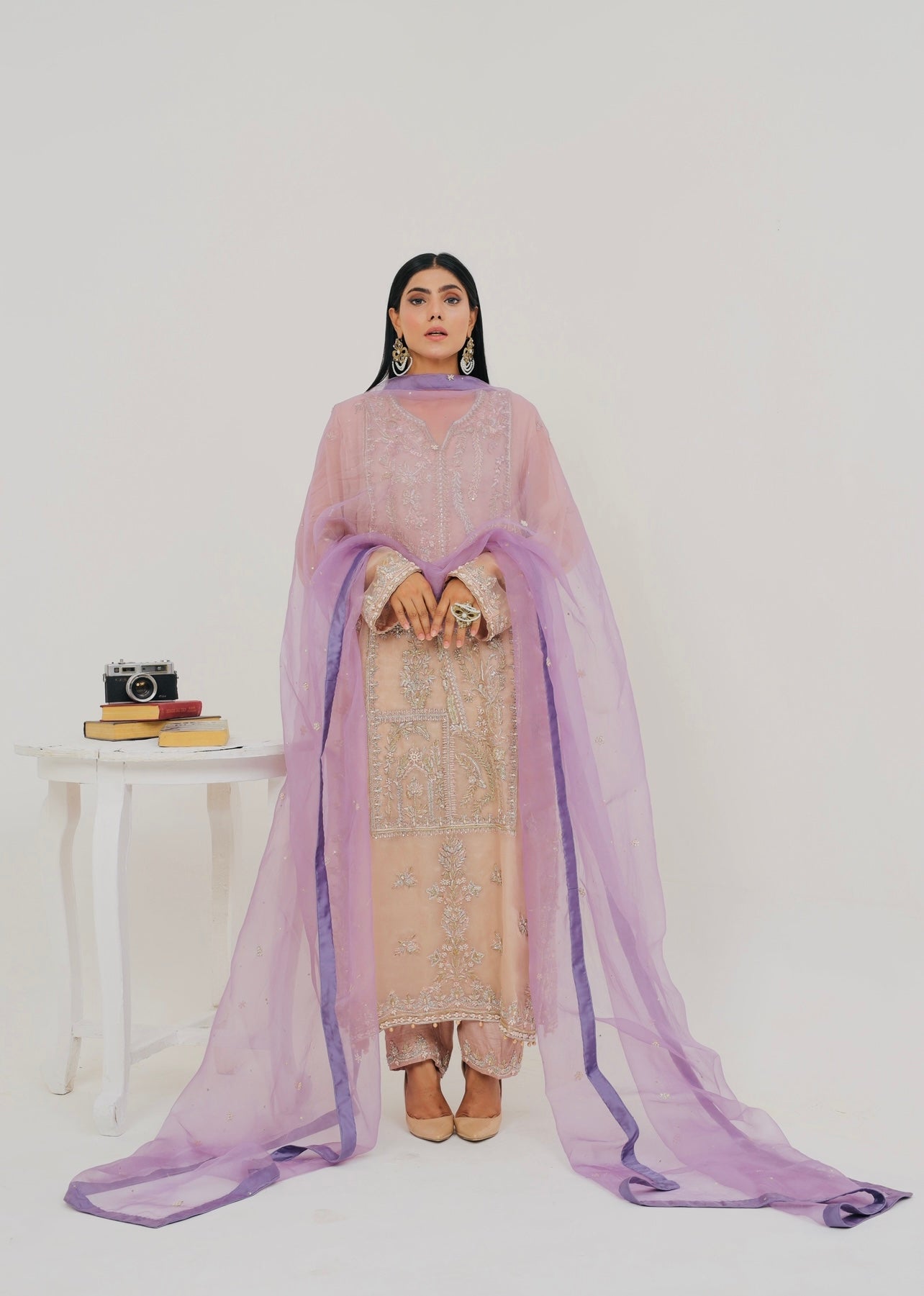 Lavender Lilly - Festive Edit'25 (Dupatta) - Alizay Saad