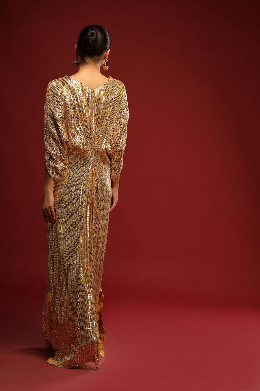 Malikat - Al - Dhahab Kaftan by Alizay Saad - Alizay Saad