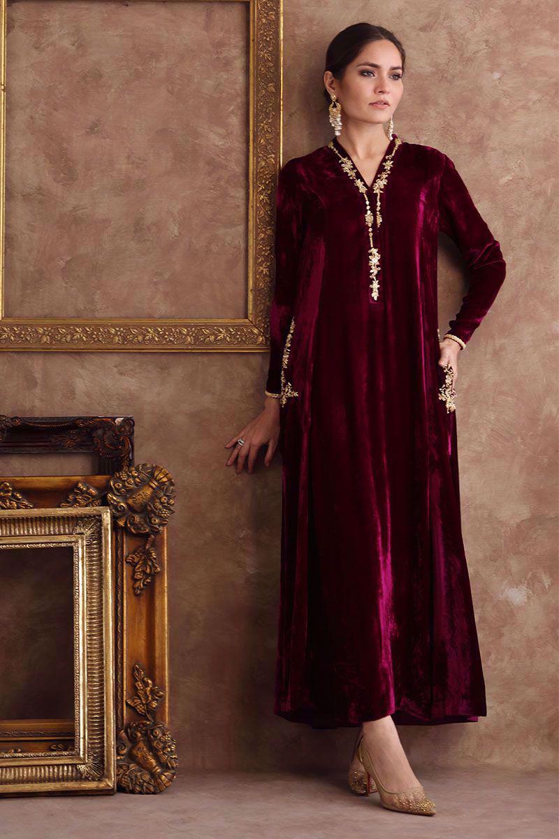 Margenta Velvet Luxe - Alizay Saad