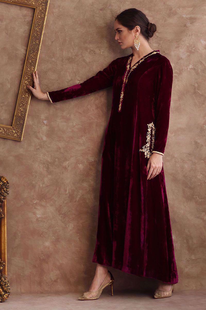 Margenta Velvet Luxe - Alizay Saad