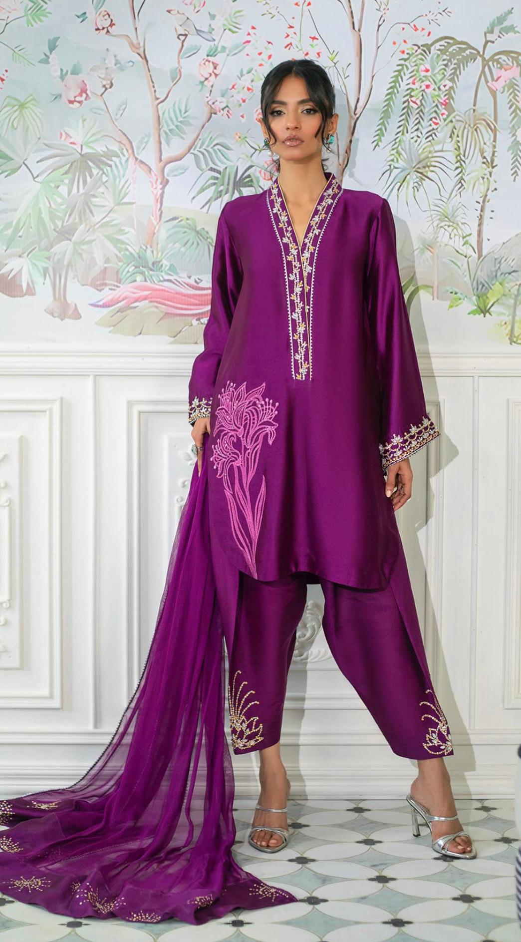 Noori Plum Eid Series’25 by Alizay Saad - Alizay Saad