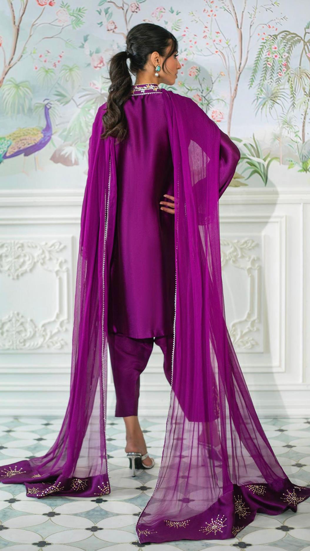 Noori Plum Eid Series’25 by Alizay Saad - Alizay Saad