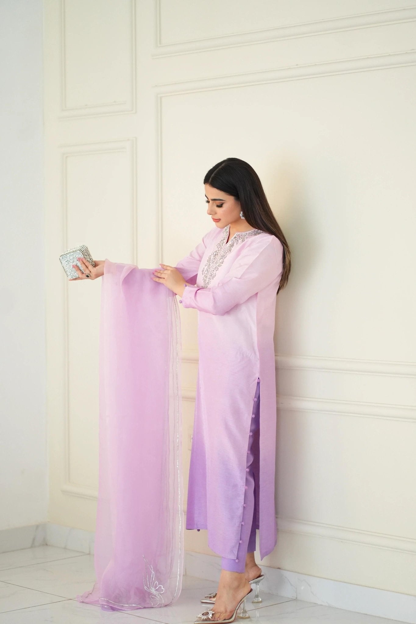 Periwinkle Eid Series ’25 by Alizay Saad - Alizay Saad