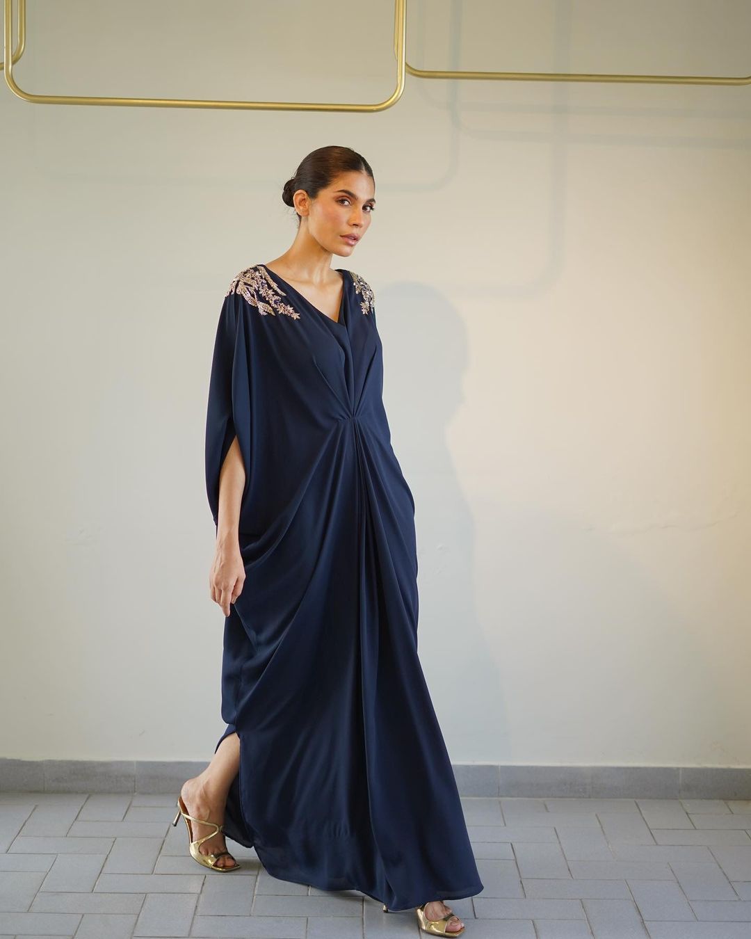 Regalia Navy Kaftan - Semi Formal'25 - Alizay Saad